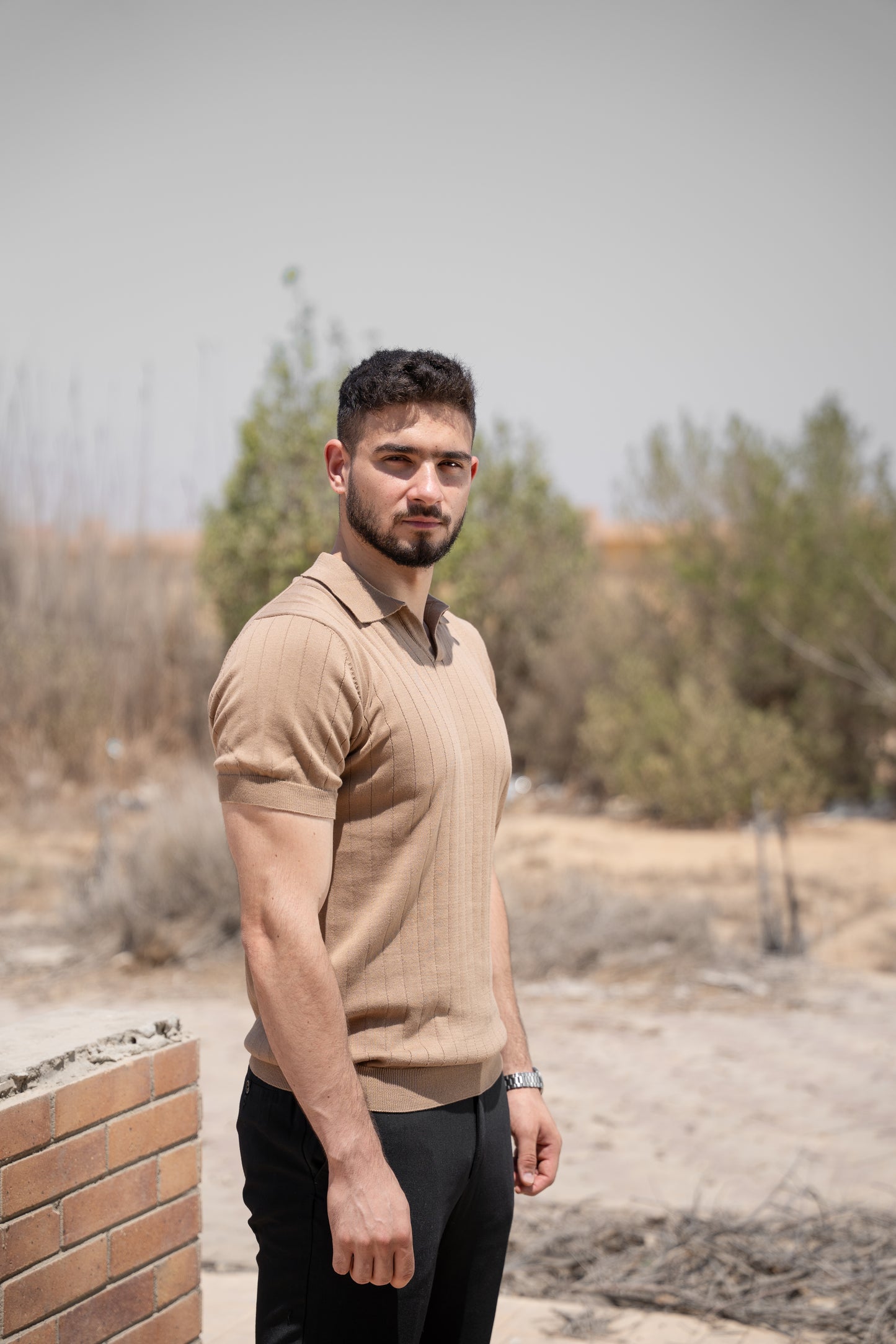 Caracto Polo Tee (Coffee)