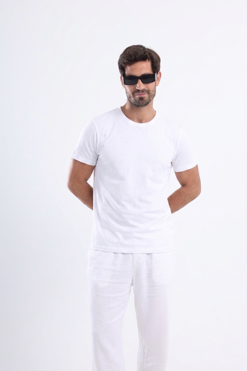 Caracto Essential Jersey Tee – white