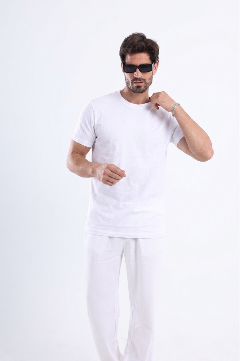 Caracto Essential Jersey Tee – white