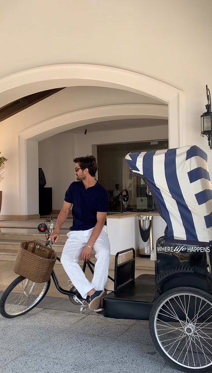 Caracto Polo Tee (Navy)