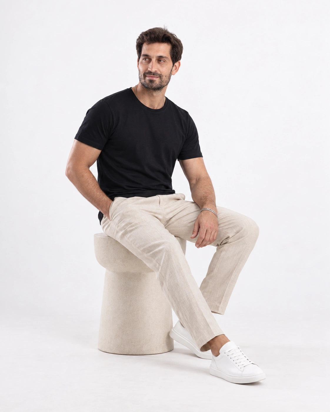 Caracto Essential Jersey Tee – Black