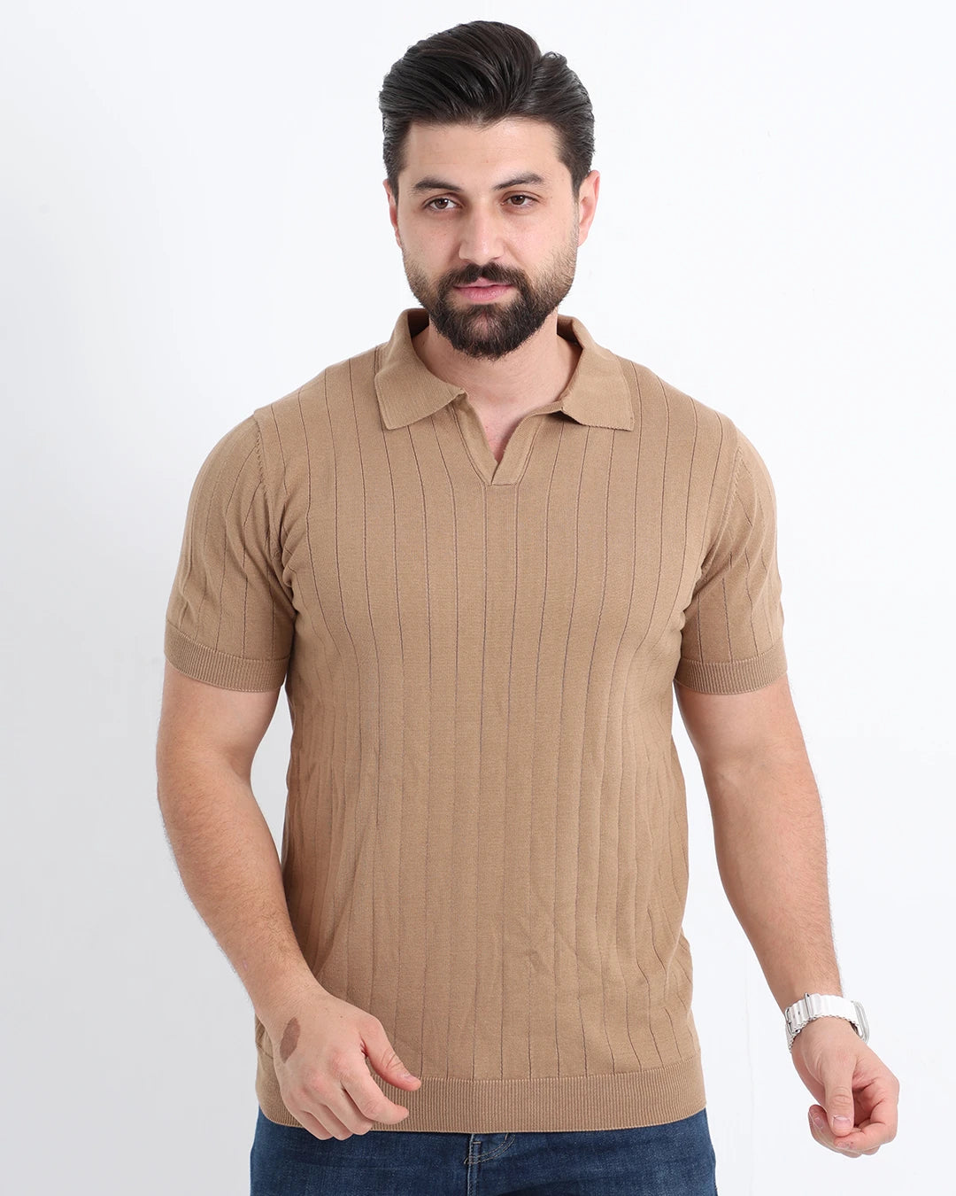 Caracto Polo Tee (Coffee)