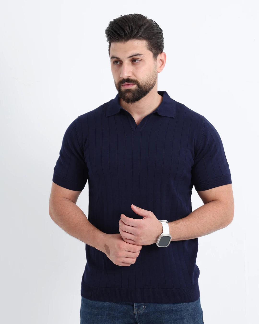 Caracto Polo Tee (Navy)