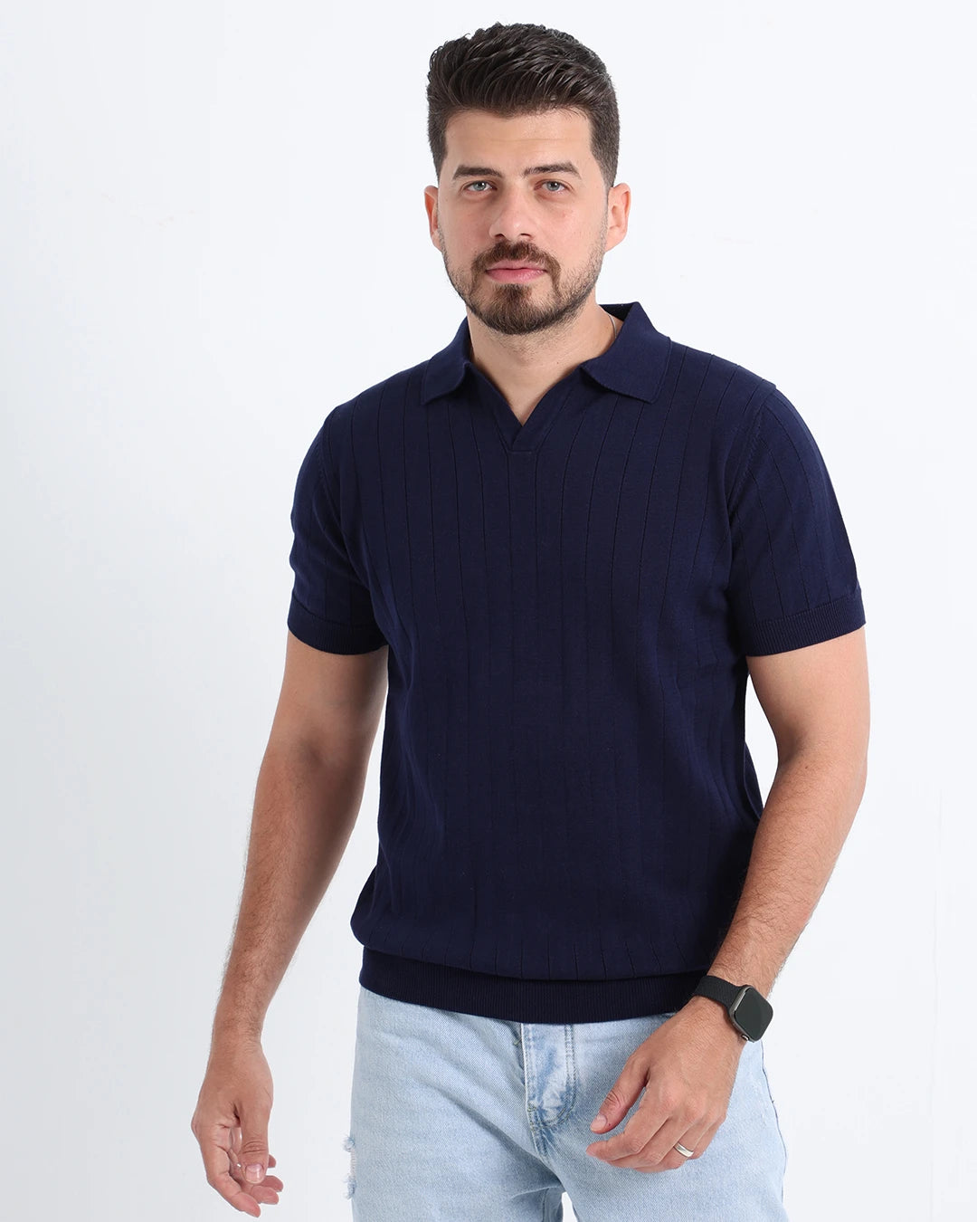 Caracto Polo Tee (Navy)