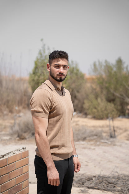 Caracto Polo Tee (Coffee)