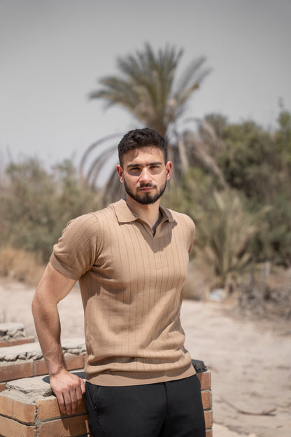 Caracto Polo Tee (Coffee)