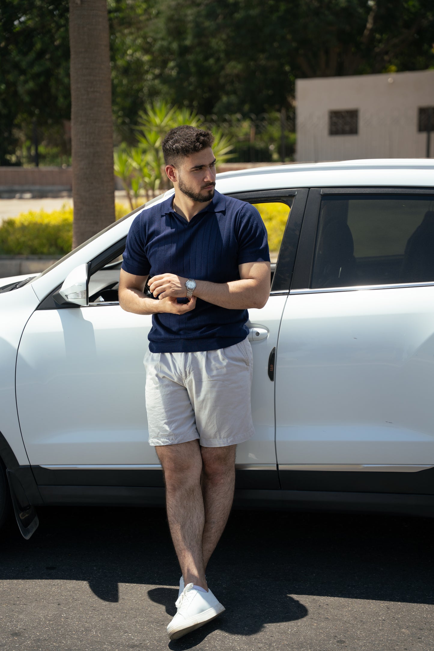 Caracto Polo Tee (Navy)