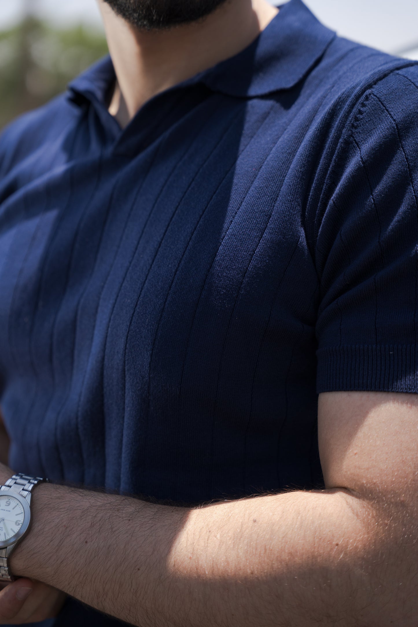 Caracto Polo Tee (Navy)