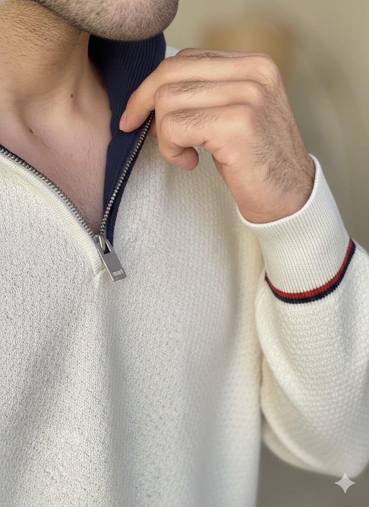 The Ridge Half-Zip Knit