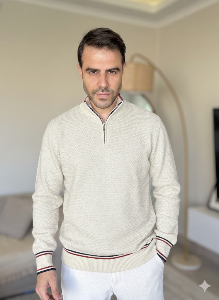 The Ridge Half-Zip Knit