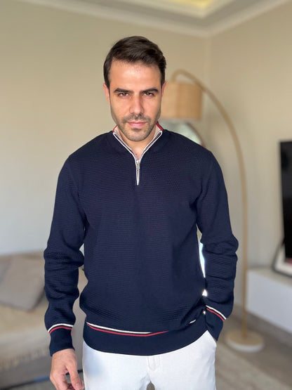 The Ridge Half-Zip Knit