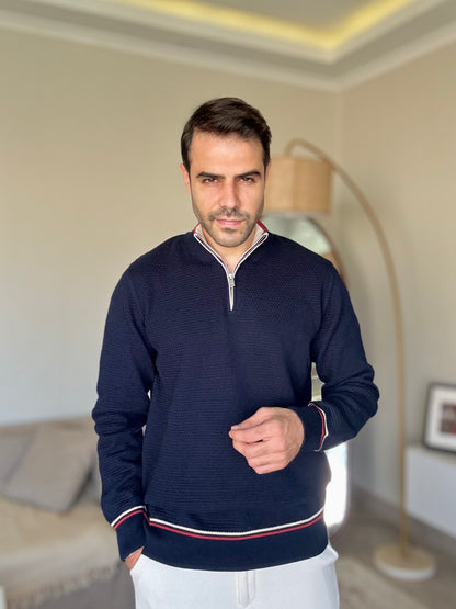 The Ridge Half-Zip Knit