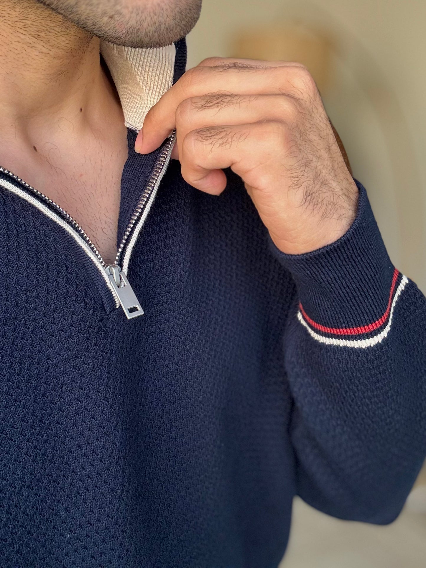 The Ridge Half-Zip Knit