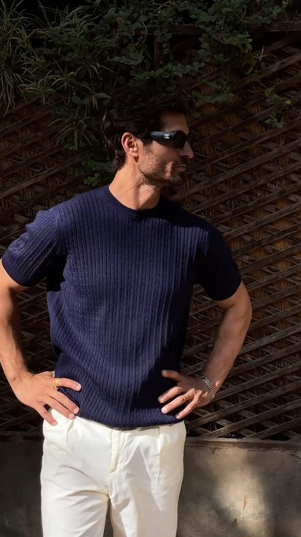 Caracto Basic Tee (Navy)